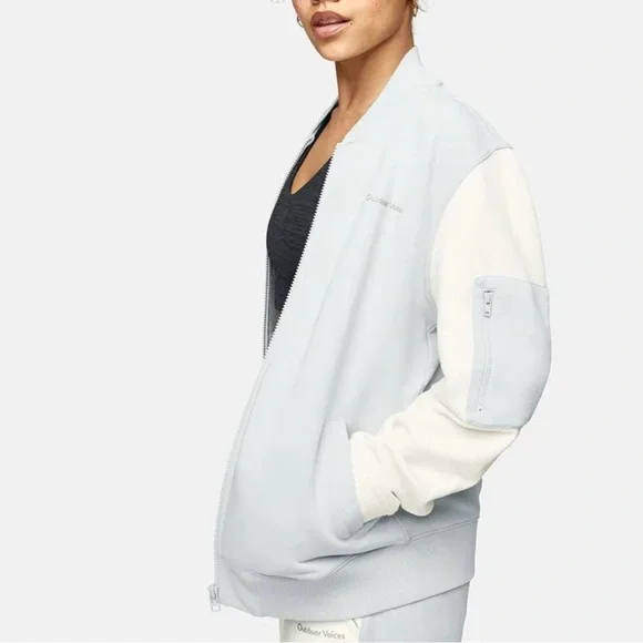 Outdoor Voices Pickup Bomber Sweatshirt New - Picture 2 of 9